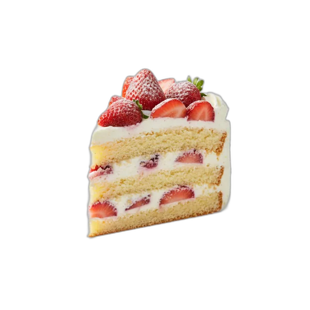 Erdbeer-Sahnetorte mit Biskuitboden