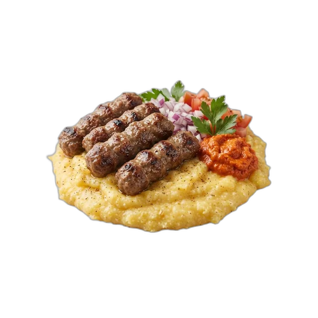 Polenta mit Cevapcici