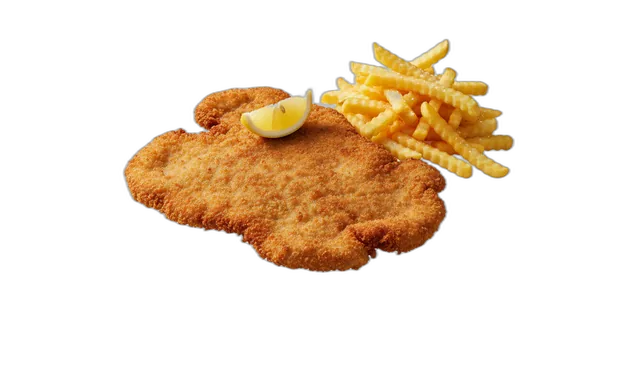 Wiener Schnitzel mit Pommes frites
